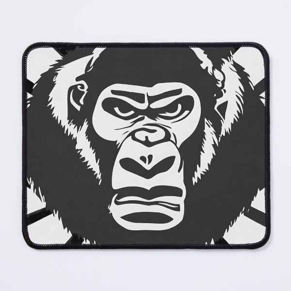 Item preview, Gorilla logo, geometric, vector, symmetrical, minimalism, trending dribbble, behance designed and sold by DrawItOnce.