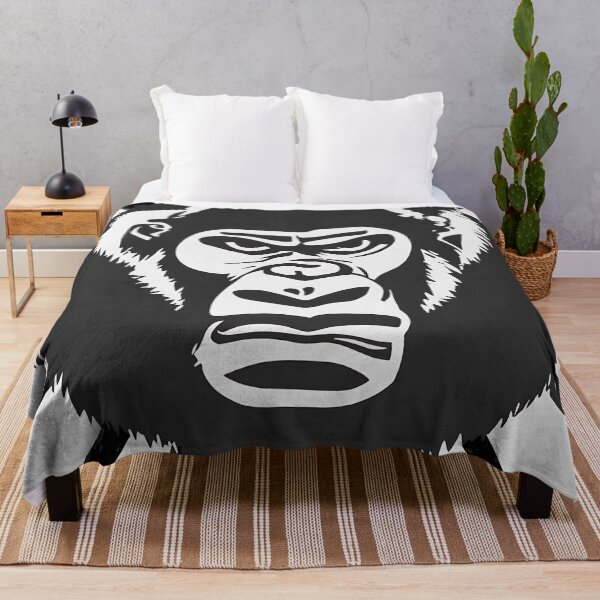 Item preview, Gorilla logo, geometric, vector, symmetrical, minimalism, trending dribbble, behance designed and sold by DrawItOnce.