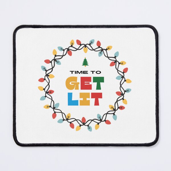 Item preview, Time to Get Lit Funny Christmas Party Gifts designed and sold by JCL Design Studio.
