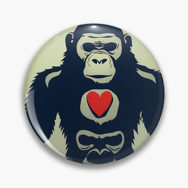 Item preview, Gorilla logo, geometric, vector, symmetrical, minimalism, trending dribbble, behance designed and sold by DrawItOnce.