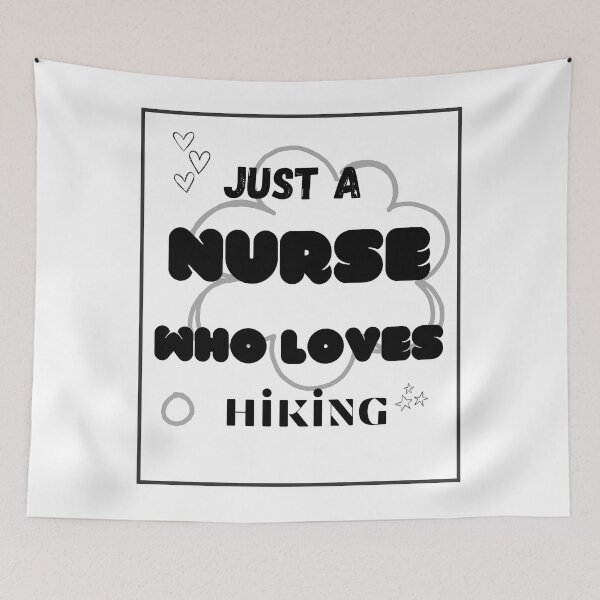 Item preview, just a nurse who loves hiking designed and sold by stalin-LB.