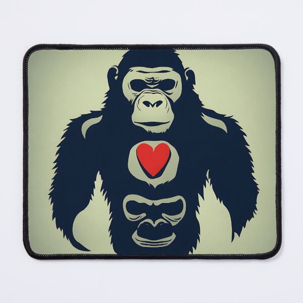 Item preview, Gorilla logo, geometric, vector, symmetrical, minimalism, trending dribbble, behance designed and sold by DrawItOnce.