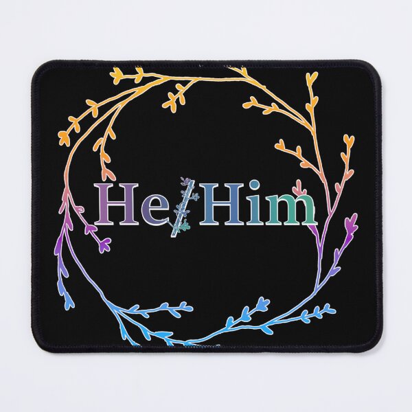 Item preview, Pronouns He/Him designed and sold by ELDigitals.