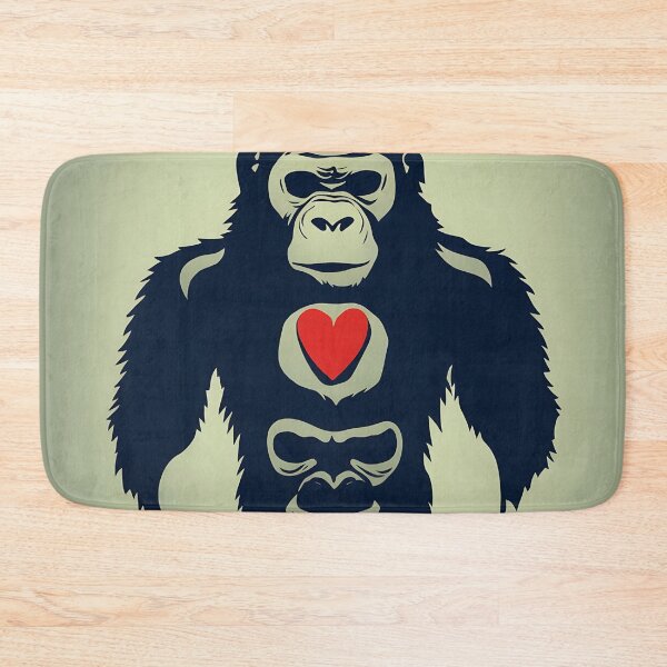 Item preview, Gorilla logo, geometric, vector, symmetrical, minimalism, trending dribbble, behance designed and sold by DrawItOnce.