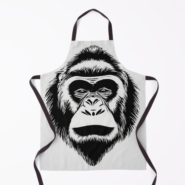 Item preview, Gorilla logo, geometric, vector, symmetrical, minimalism, trending dribbble, behance designed and sold by DrawItOnce.