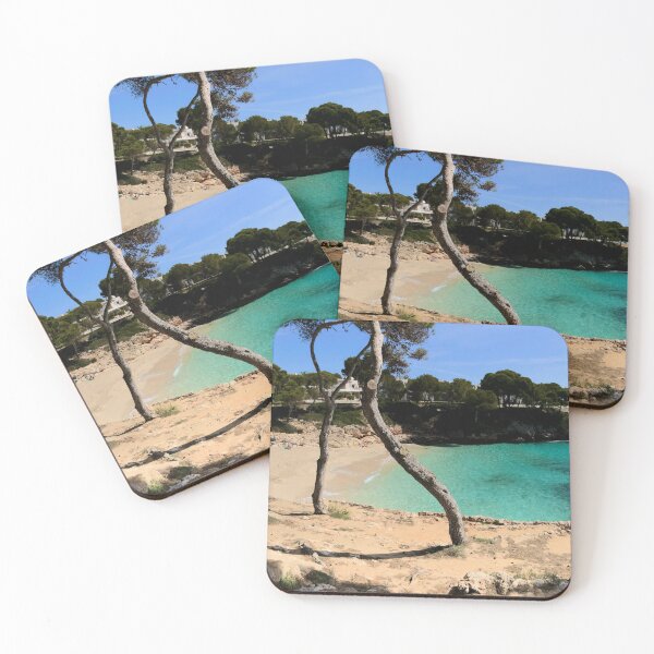 Item preview, Panoramic of Cala Esmeralda near Cala d’Or, Mallorca, Spain designed and sold by EmmaMCheer.
