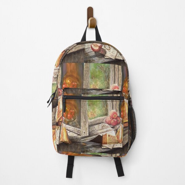 Item preview, A window view, takeing you back in time, still life painting designed and sold by OilPaintsHatts.