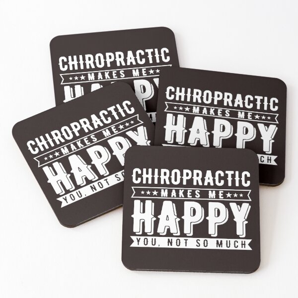 Item preview, Chiropractic Makes Me Happy, Funny Chiropractic designed and sold by Aerial Addicts.