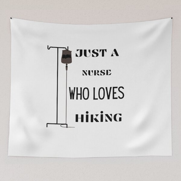 Item preview, just a nurse who loves hiking designed and sold by stalin-LB.