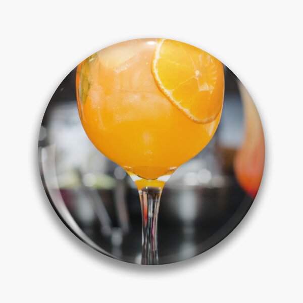 Item preview, Orange Cocktail Drink Glass Party Summer Fruit Design designed and sold by luvvvvvit.