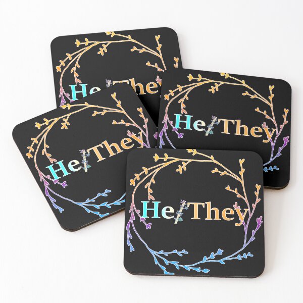 Item preview, Pronouns He/They designed and sold by ELDigitals.