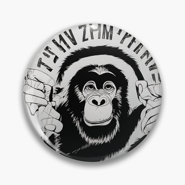 Item preview, Chimpanzee logo, geometric, vector, symmetrical, minimalism, trending dribbble, behance designed and sold by DrawItOnce.