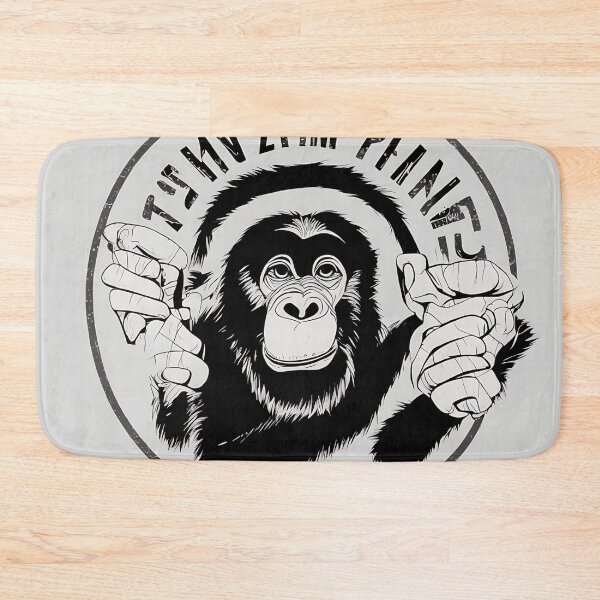 Item preview, Chimpanzee logo, geometric, vector, symmetrical, minimalism, trending dribbble, behance designed and sold by DrawItOnce.
