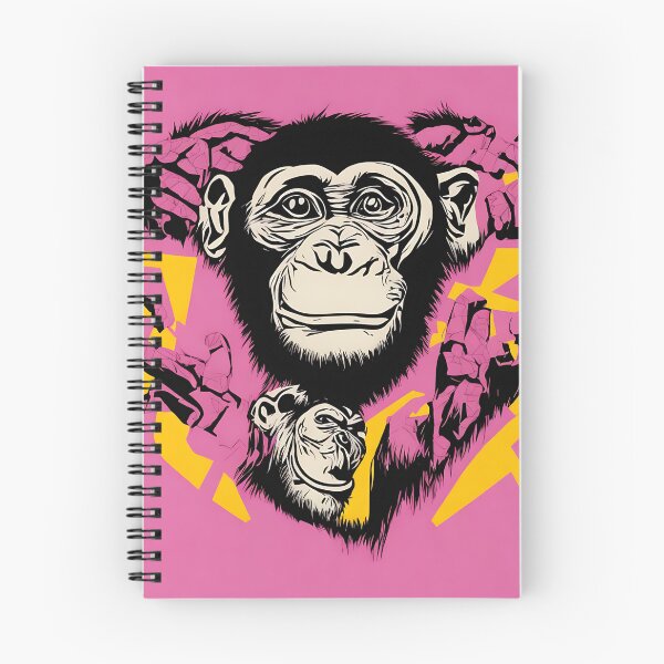 Item preview, Chimpanzee logo, geometric, vector, symmetrical, minimalism, trending dribbble, behance designed and sold by DrawItOnce.