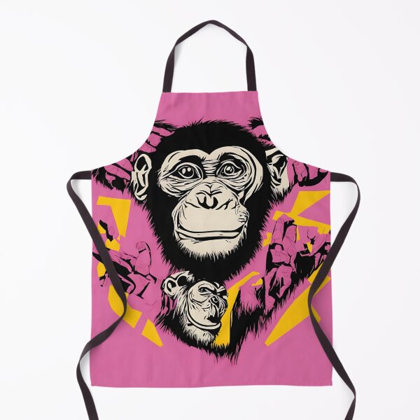Item preview, Chimpanzee logo, geometric, vector, symmetrical, minimalism, trending dribbble, behance designed and sold by DrawItOnce.