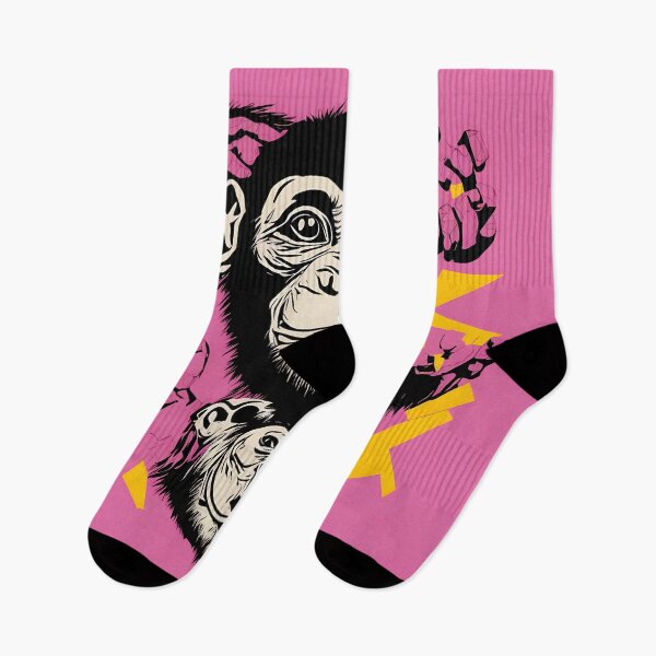 Item preview, Chimpanzee logo, geometric, vector, symmetrical, minimalism, trending dribbble, behance designed and sold by DrawItOnce.
