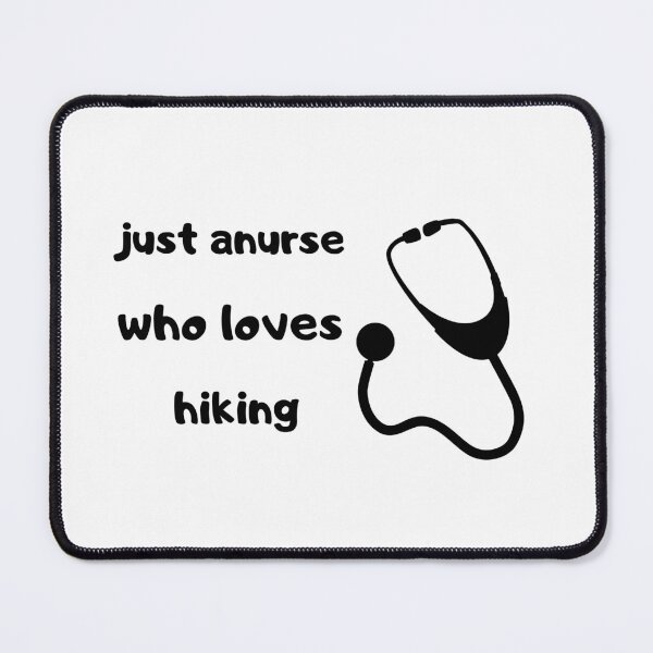 Item preview, just a nurse who loves hiking designed and sold by stalin-LB.
