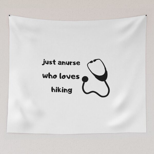 Item preview, just a nurse who loves hiking designed and sold by stalin-LB.