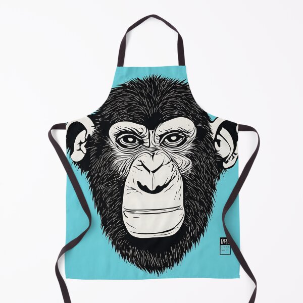Item preview, Chimpanzee logo, geometric, vector, symmetrical, minimalism, trending dribbble, behance designed and sold by DrawItOnce.