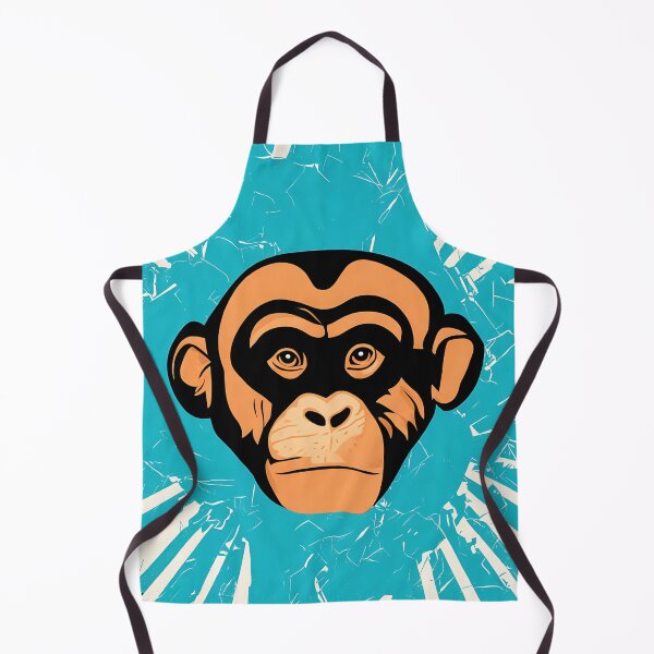 Item preview, Chimpanzee logo, geometric, vector, symmetrical, minimalism, trending dribbble, behance designed and sold by DrawItOnce.