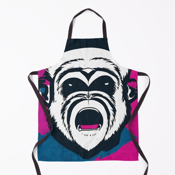 Item preview, Chimpanzee logo, geometric, vector, symmetrical, minimalism, trending dribbble, behance designed and sold by DrawItOnce.