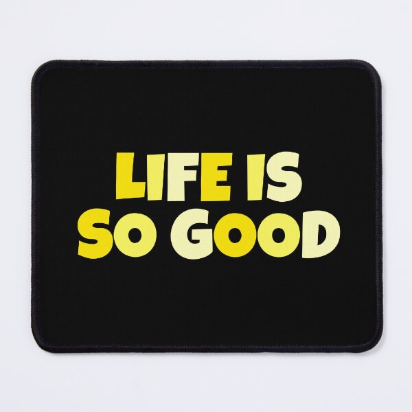 Item preview, Life is So Good : Happiness Quote designed and sold by EnzoVectorism.