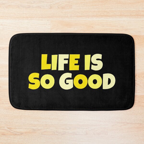 Item preview, Life is So Good : Happiness Quote designed and sold by EnzoVectorism.