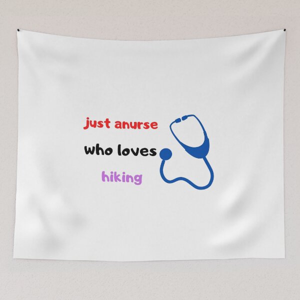 Item preview, just a nurse who loves hiking designed and sold by stalin-LB.