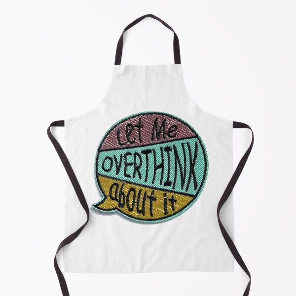 Item preview, Let Me Overthing About It Sticker designed and sold by designolo.