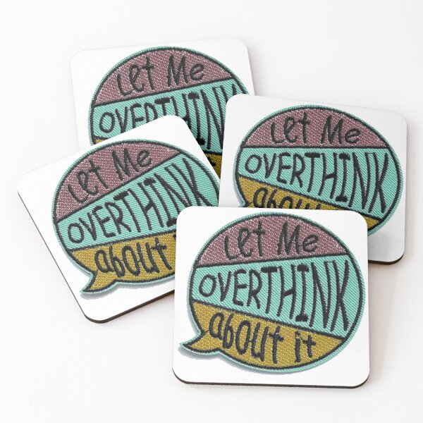 Item preview, Let Me Overthing About It Sticker designed and sold by designolo.