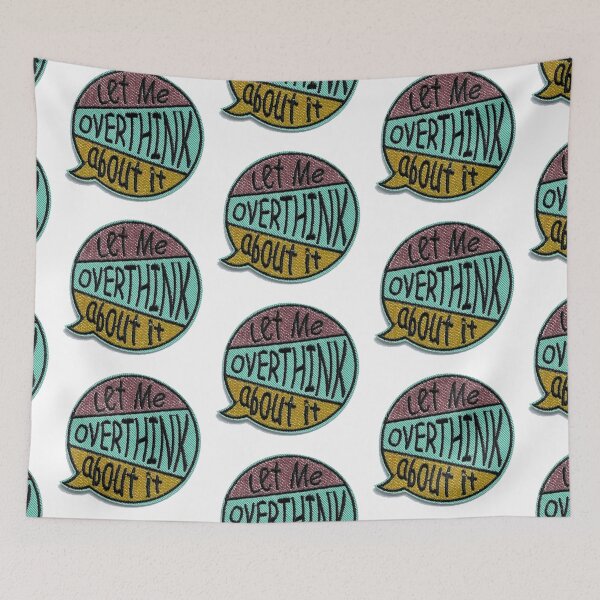 Item preview, Let Me Overthing About It Sticker designed and sold by designolo.