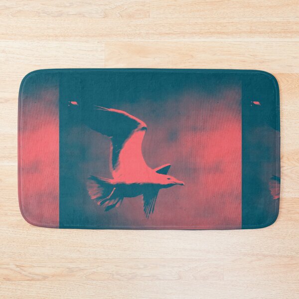 Item preview, Peach and Blue Seagull Photography - Art designed and sold by jolabrese.