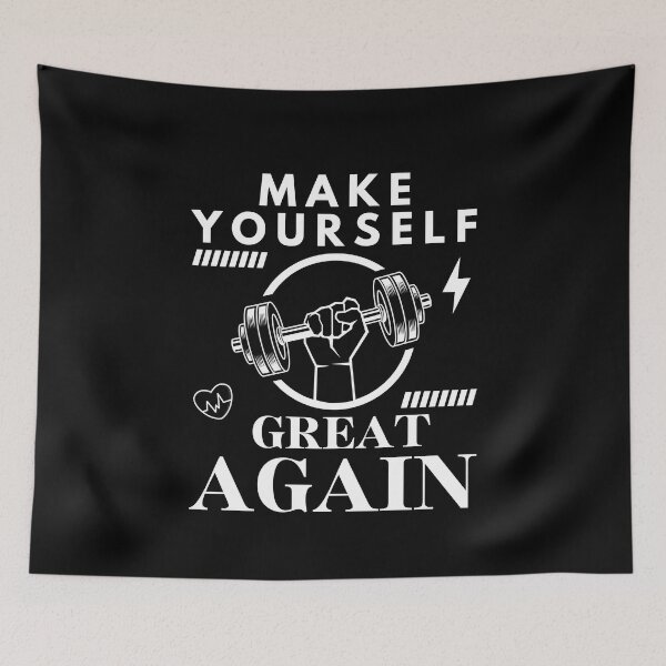 Item preview, Make america great again  | bodybuilding motivation quotes designed and sold by Shambusiness.