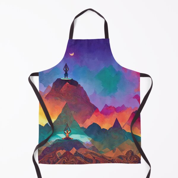 Item preview, Yoga Sunset in watercolor 02 designed and sold by printiesart.