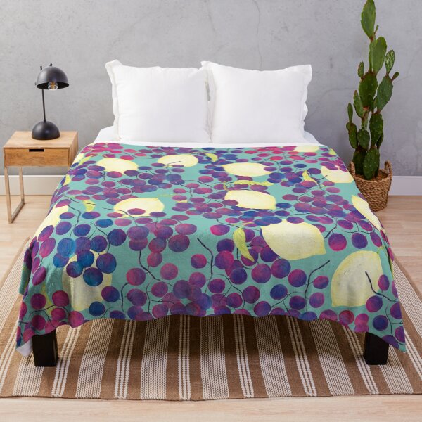 Item preview, Grapes and lemons pattern designed and sold by Origillus.