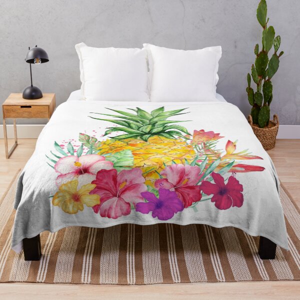 Item preview, Pineapple And Flowers designed and sold by ArtemisDesignss.