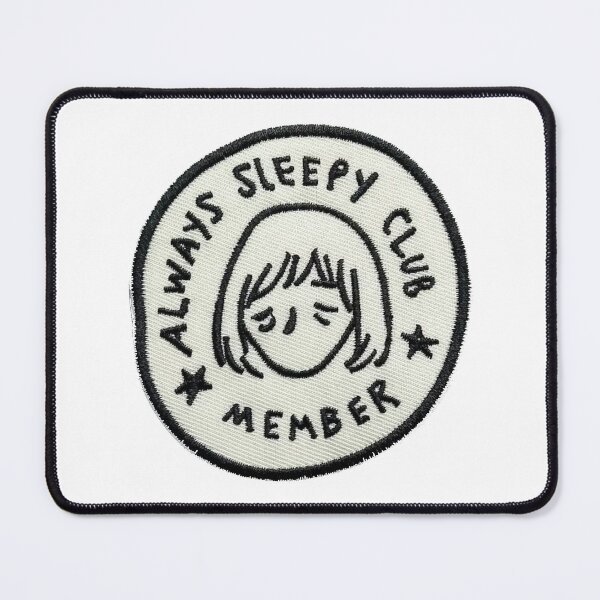 Item preview, Always Sleepy Club Sticker designed and sold by designolo.