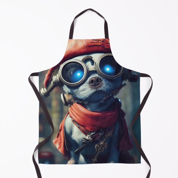 Item preview, Anthropomorphic Cyberpunk Pirate Puggle designed and sold by MimozaStudio.