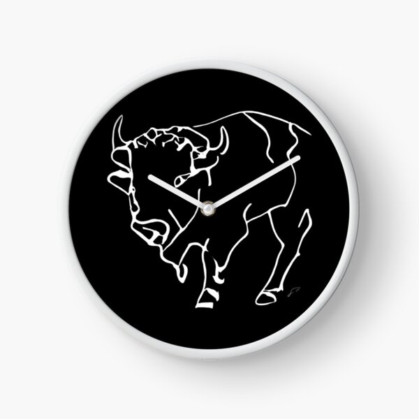 Item preview, Buffalo Line Art Drawing - Good ol' Buffalo Critter Minimalistic Digital Line Art (White Line) designed and sold by SeaStories88.