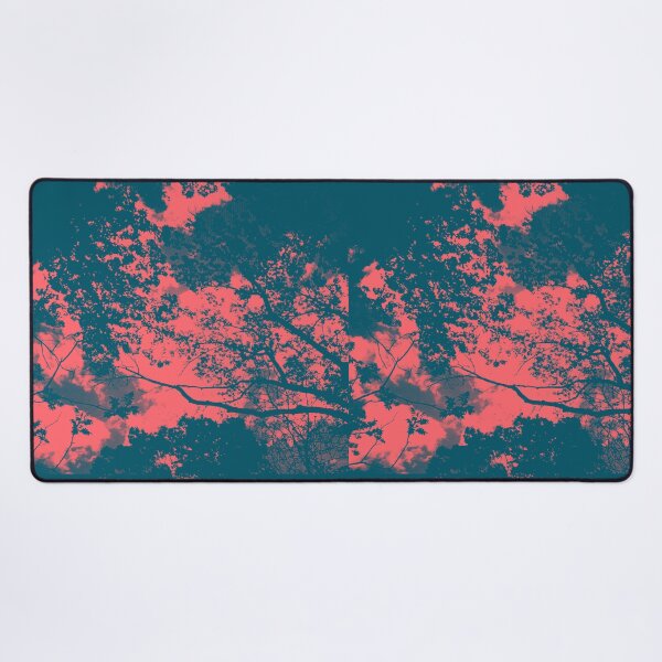 Item preview, Peach and Blue Tree Crown Photography - Art designed and sold by jolabrese.