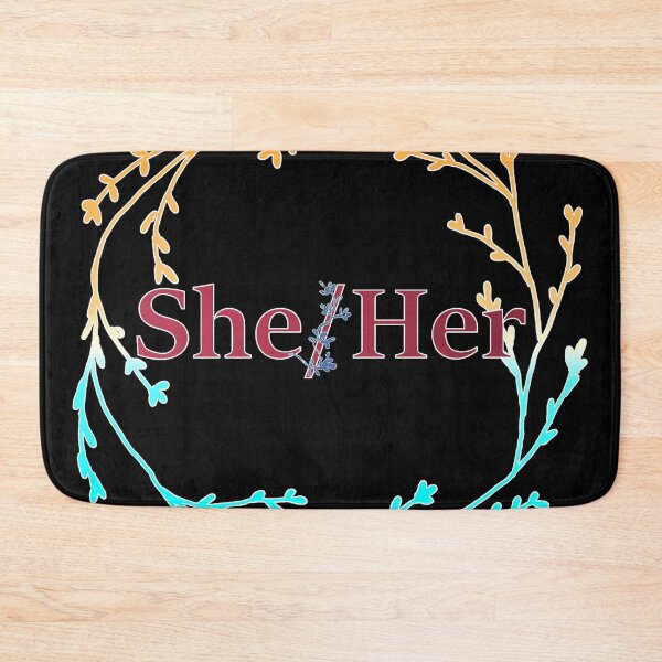 Item preview, She/Her Pronouns designed and sold by ELDigitals.