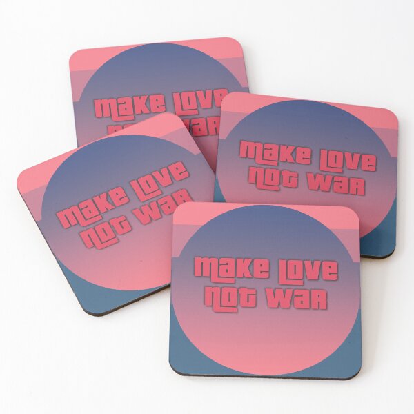 Item preview, Make Love Not War"...four colour gradient...H02" designed and sold by CreArtorium.