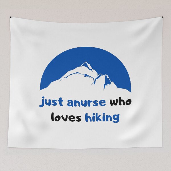 Item preview, just a nurse who loves hiking designed and sold by stalin-LB.