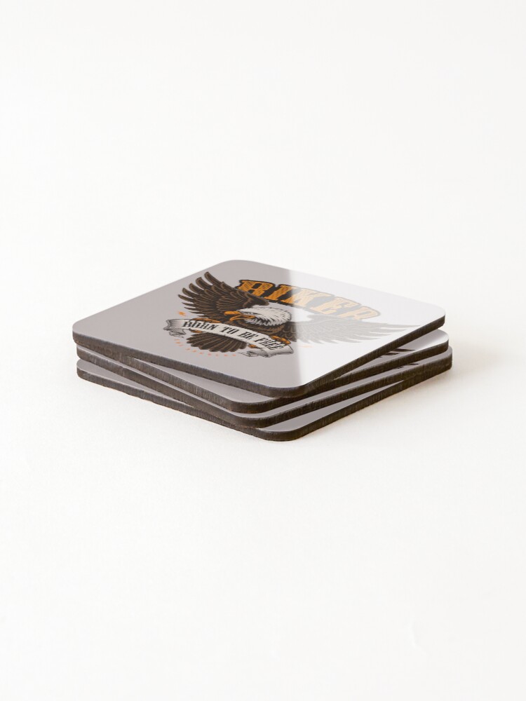 Thumbnail 4 of 5, Coasters (Set of 4), eagle designed and sold by Racing-Style.