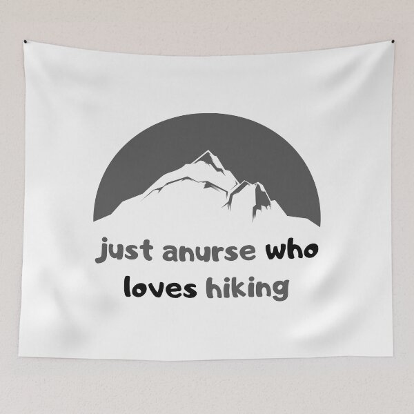 Item preview, just a nurse who loves hiking designed and sold by stalin-LB.