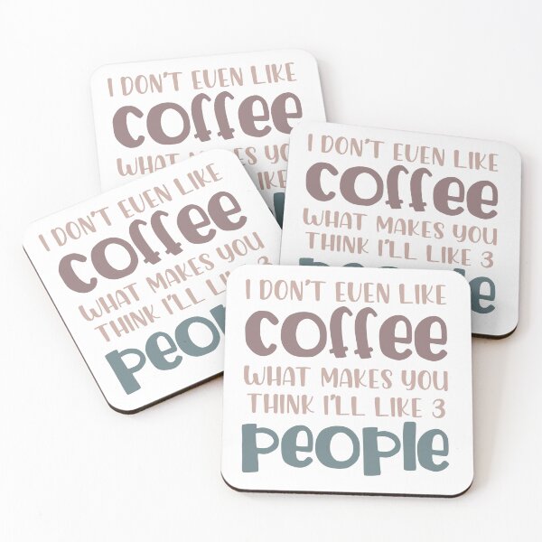 Item preview, No Coffee No People designed and sold by HorseFly Ranch.