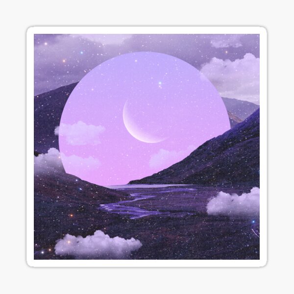 Serene Hills Sticker