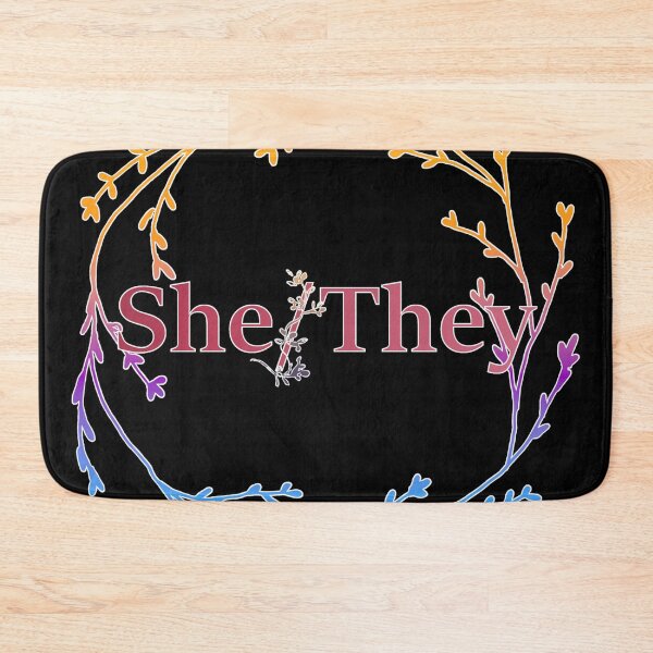 Item preview, She/They Pronouns designed and sold by ELDigitals.