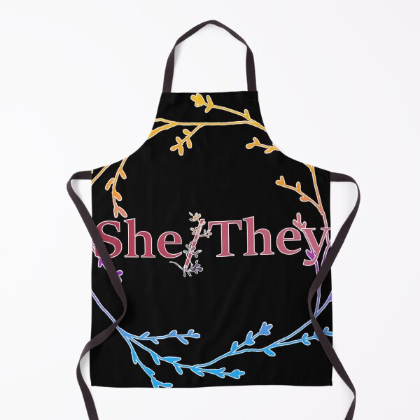 Item preview, She/They Pronouns designed and sold by ELDigitals.
