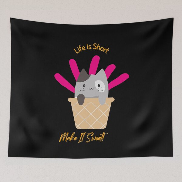 Item preview, Orange Tabby Cat Ice Cream designed and sold by TowTees.